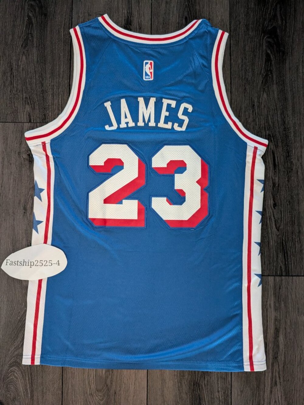 🏀 NEW!! Lebron James #23 BLUE 2026 Philadelphia 76ers Jersey Phila🏀 Medium - Picture 2 of 3